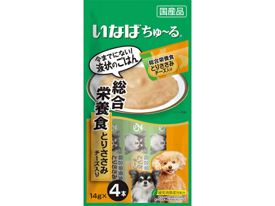 いなば Wanちゅーる 総合栄養食 とりささみチーズ 4本 いなば Wanちゅーる 総合栄養食 とりささみチーズ 4本
