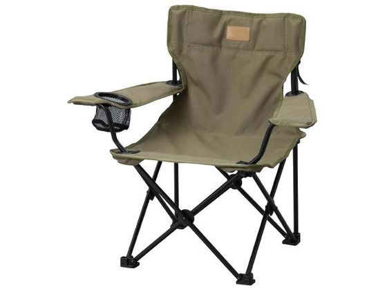 エスコ 650x400x600mm チェアー ポータブル カーキ EA913YD-92 エスコ 650x400x600mm チェアー ポータブル カーキ EA913YD-92