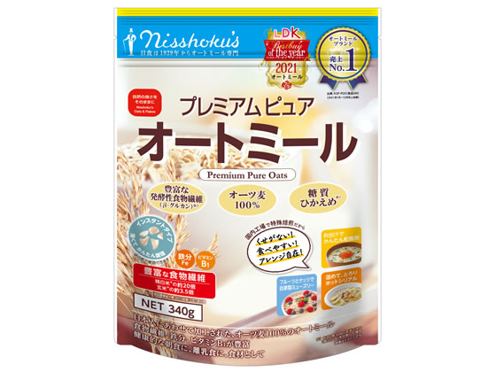 日本食品製造 プレミアムピュアオートミール 340g 日本食品製造 プレミアムピュアオートミール 340g