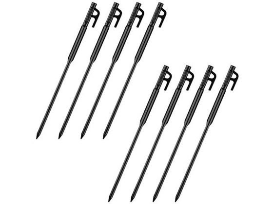 エスコ φ8x300mm ペグ 鍛造スチール製 8本 EA915DL-72