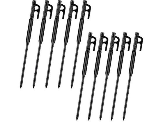 エスコ φ10x400mm ペグ 鍛造スチール製 10本 EA915DL-73 エスコ φ10x400mm ペグ 鍛造スチール製 10本 EA915DL-73