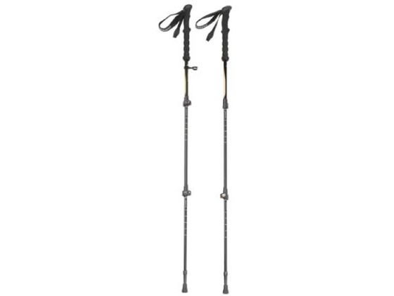 エスコ 950-1250mm トレッキングステッキ 伸縮型 2本 EA916FA-2 エスコ 950-1250mm トレッキングステッキ 伸縮型 2本 EA916FA-2
