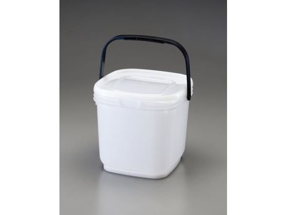 エスコ 20L 角バケツ ふた付 EA991PG-20