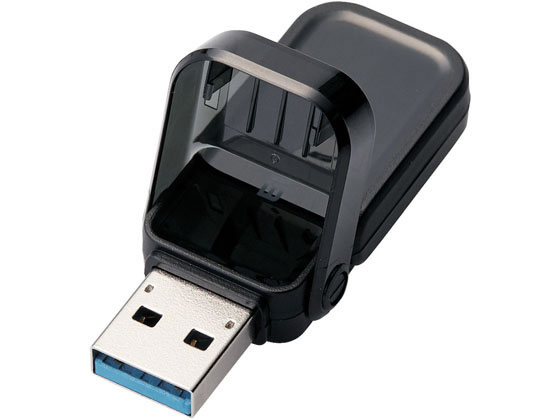 エレコム フリップキャップ式USBメモリ 32GB ブラック MF-FCU3032GBK エレコム フリップキャップ式USBメモリ 32GB ブラック MF-FCU3032GBK