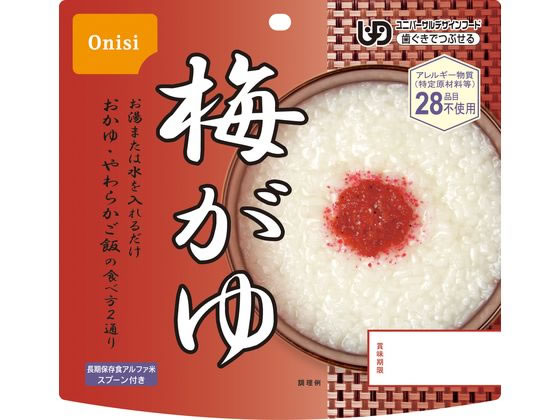 尾西食品 アルファ米 梅がゆ1食分 尾西食品 アルファ米 梅がゆ1食分