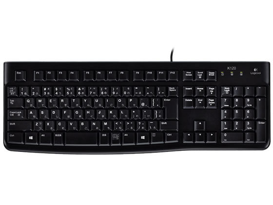 ロジクール 有線キーボード 静音耐水設計 K120 ロジクール 有線キーボード 静音耐水設計 K120