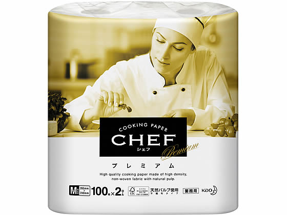KAO CHEF プレミアム Mサイズ 100枚×2ロール