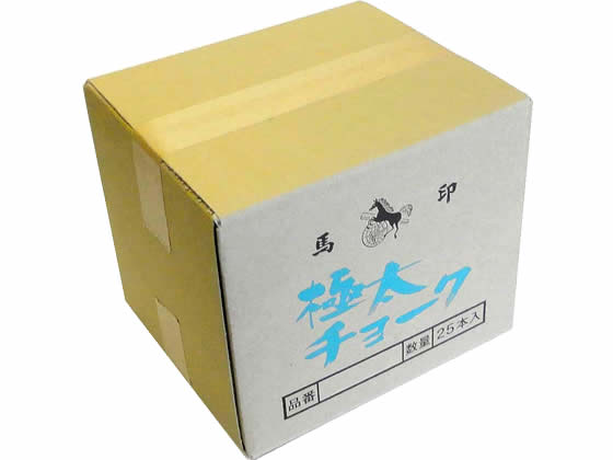 馬印 極太チョーク 白 25本 C901