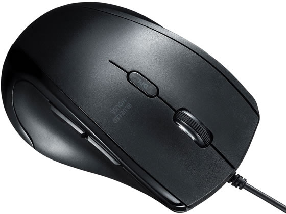 サンワサプライ 左手用BlueLEDマウス有線5ボタン静音 MA-BL165BK サンワサプライ 左手用BlueLEDマウス有線5ボタン静音 MA-BL165BK