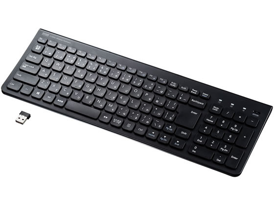 サンワサプライ ワイヤレススリムキーボードテンキー付ブラック SKB-WL31BK サンワサプライ ワイヤレススリムキーボードテンキー付ブラック SKB-WL31BK