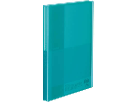 コクヨ クリヤーブック(Glassele)固定式 A4 40P ライトブルー