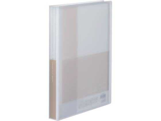 コクヨ クリヤーブック(Glassele)固定式 A4 60P ホワイト ラ-GL60W