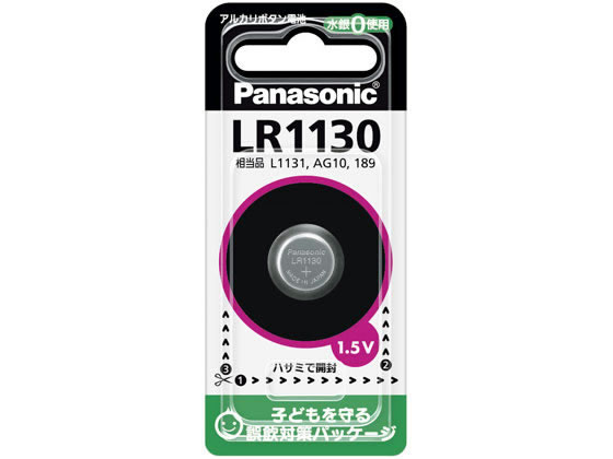 パナソニック アルカリボタン電池 LR1130P パナソニック アルカリボタン電池 LR1130P