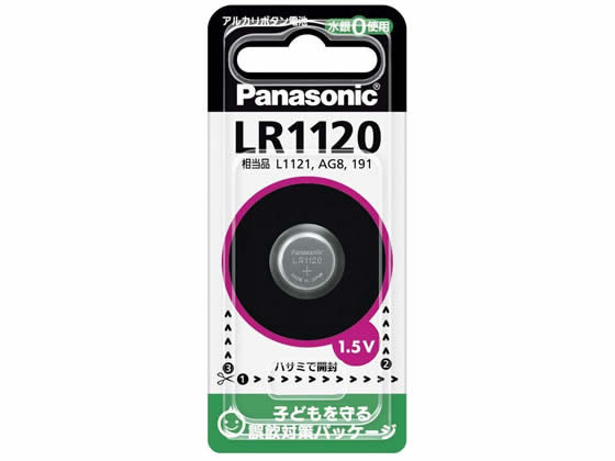 パナソニック アルカリボタン電池 LR1120P パナソニック アルカリボタン電池 LR1120P