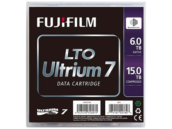 富士フイルム LTO Ultrium7 データカートリッジ 6.0TB 富士フイルム LTO Ultrium7 データカートリッジ 6.0TB