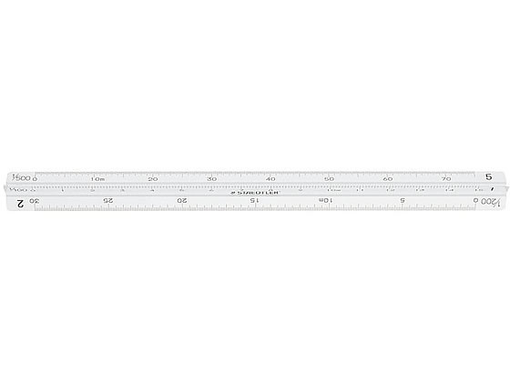 ステッドラー 三角スケール オールアルミ製 ポケット型15cm 987 15-11