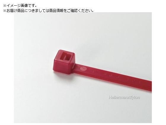 ●色：レッド●幅（ｍｍ）：１．１●長さ（ｍｍ）：１００●厚さ（ｍｍ）：２．５●最大結束径（ｍｍ）：２２●引張強度（Ｎ）：８０●ＲｏＨＳ適合品●屋内使用●使用温度範囲：−４０℃〜＋８５℃●６６ナイロン（