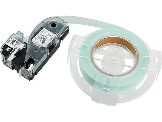 キングジム 詰替用EXロングテープ 24mm 白 黒文字 SS24K-EXR キングジム 詰替用EXロングテープ 24mm 白 黒文字 SS24K-EXR