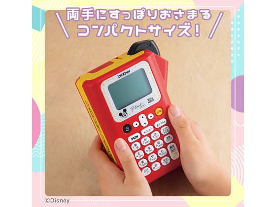 ブラザー ラベルライター ピータッチJ100ミッキーレッド PT ブラザー ラベルライター ピータッチJ100ミッキーレッド PT