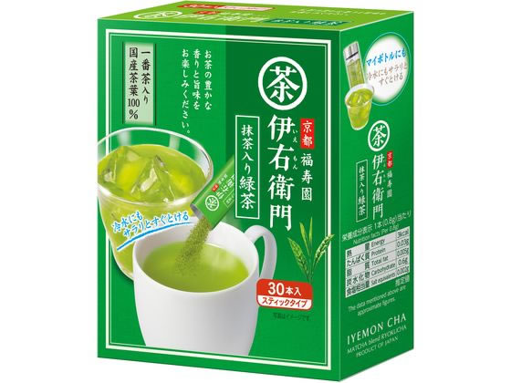 宇治の露製茶 伊右衛門 抹茶入りインスタント緑茶スティック 宇治の露製茶 伊右衛門 抹茶入りインスタント緑茶スティック