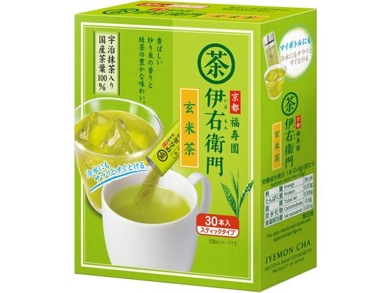 宇治の露製茶 伊右衛門 抹茶入りインスタント玄米茶スティック 宇治の露製茶 伊右衛門 抹茶入りインスタント玄米茶スティック
