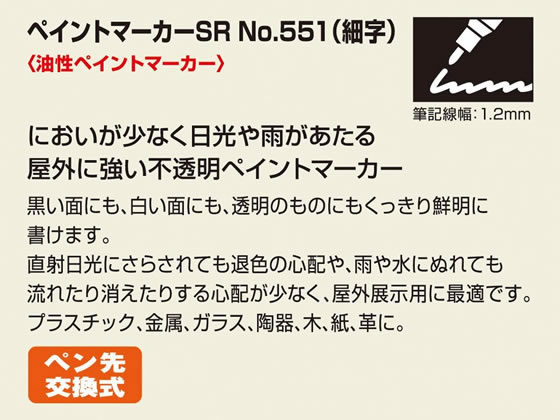 寺西化学 ペイントマーカーsr No 551 細字 紫 Msr551 T8が121円 ココデカウ