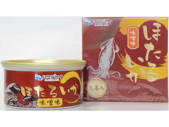 ハマダセイ ほたるいか 缶詰 みそ味 80g ハマダセイ ほたるいか 缶詰 みそ味 80g