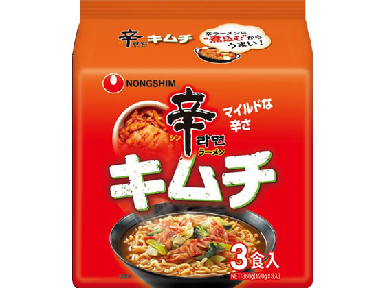農心 辛ラーメン キムチ 120g×3食 農心 辛ラーメン キムチ 120g×3食