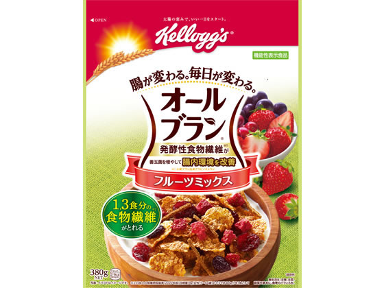日本ケロッグ オールブラン フルーツミックス 380g 日本ケロッグ オールブラン フルーツミックス 380g