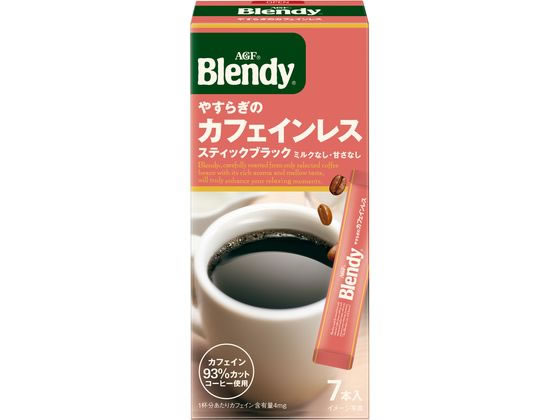 AGF ブレンディ スティック やすらぎのカフェインレス 7本 AGF ブレンディ スティック やすらぎのカフェインレス 7本