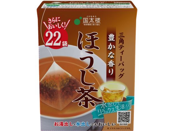 国太楼 豊かな香りほうじ茶 三角ティーバッグ 22P 国太楼 豊かな香りほうじ茶 三角ティーバッグ 22P