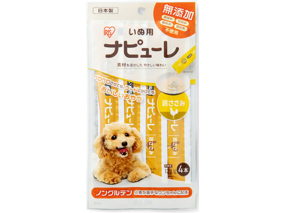 アイリスオーヤマ いぬ用 ナピューレ 鶏ささみ 4本が158円 ココデカウ アイリスオーヤマ いぬ用 ナピューレ 鶏ささみ 4本が158円 ココデカウ