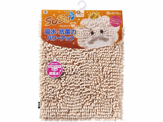 山崎産業 SUSU ストロングWバスマット XLサイズ ペールアプリコット