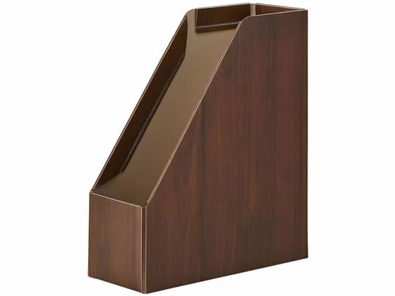 セキセイ WOODSSTYLE ボックスファイル A4タテ ダークブラウン セキセイ WOODSSTYLE ボックスファイル A4タテ ダークブラウン