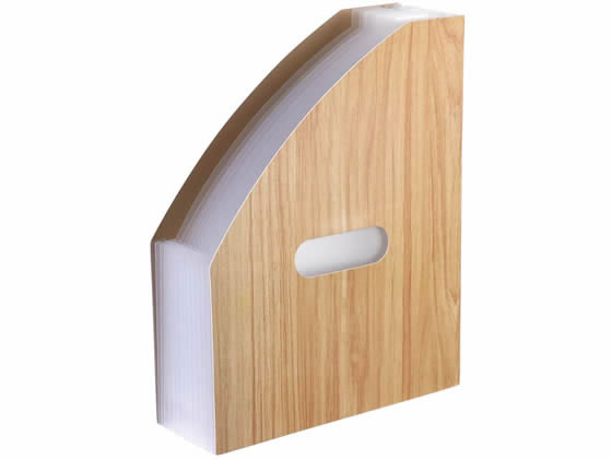 セキセイ WOODSSTYLE ドキュメントスタンド A4タテ ブラウン