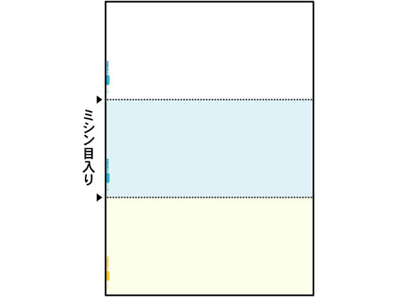 ヒサゴ マルチプリンタ帳票 A4 カラー 3面 1200枚 FSC2079Zが10,510円