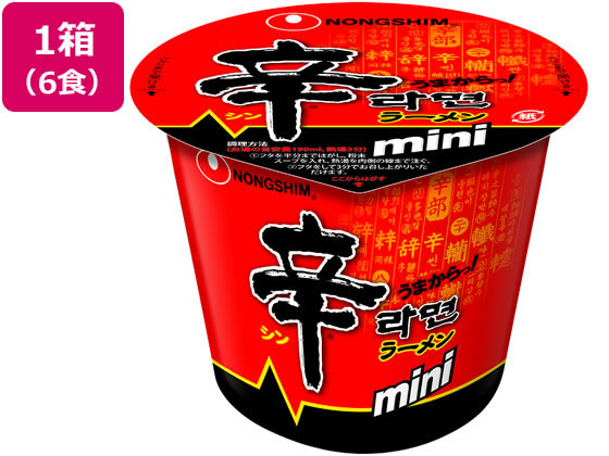 農心 辛ラーメンミニカップ 49g×6個 農心 辛ラーメンミニカップ 49g×6個