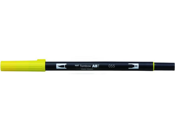 トンボ鉛筆 デュアルブラッシュペン ABT Process Yellow AB-T055