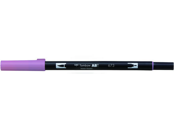 トンボ鉛筆 デュアルブラッシュペン ABT Orchid AB-T673