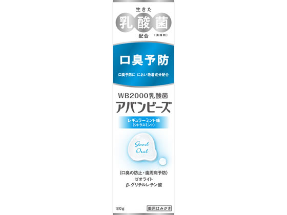 わかもと製薬 アバンビーズ レギュラーミント味 80g