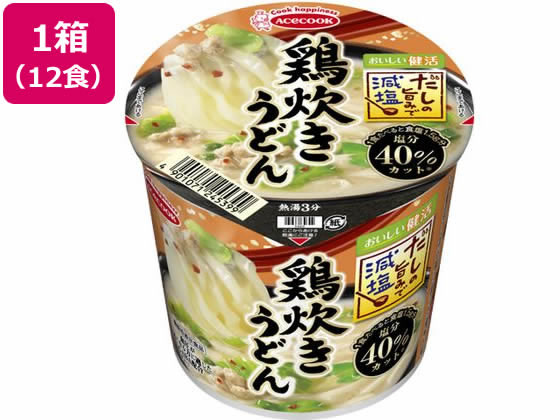 エースコック だしの旨みで減塩 鶏炊きうどん×12食 エースコック だしの旨みで減塩 鶏炊きうどん×12食
