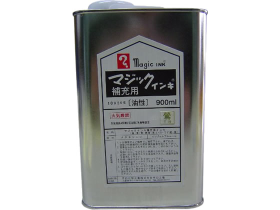寺西 マジックインキ補充液 900ml 鶯 MHJ900-T19