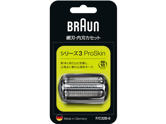 ブラウン シェーバー替刃 交換ヘッド ブラック F C32B-6 ブラウン シェーバー替刃 交換ヘッド ブラック F C32B-6