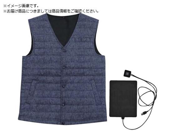 室谷 MX1642 中綿ヒーターベスト デニムブルー S MX1642-DB S 室谷 MX1642 中綿ヒーターベスト デニムブルー S MX1642-DB S