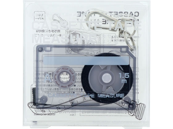 サンスター文具 カセットテープメジャー エモーショナルクリア