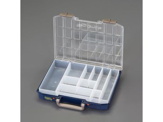 ●サイズ：外寸：３３７×２７８×５７（Ｈ）ｍｍ内寸：３１５×２１７×３８（Ｈ）ｍｍ●材質：耐衝撃プラスチック●付属トレー：１０個（ＥＡ６６１ＡＡ−５１×１、ＥＡ６６１ＡＡ−５２×２、ＥＡ６６１ＡＡ−５