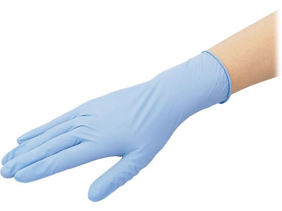 アズワン クリーンノール ニトリル手袋 ショート ブルー SS 50枚×2袋