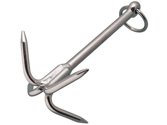 エスコ フックアンカー ステンレス製 246×7.8mm 0.9kg EA915RA-10 エスコ フックアンカー ステンレス製 246×7.8mm 0.9kg EA915RA-10