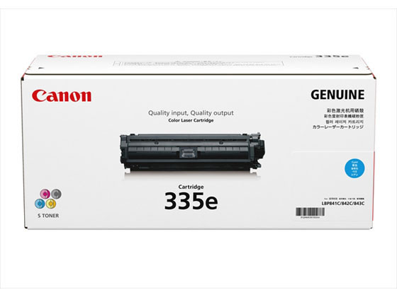 CANON トナーカートリッジ 335e シアン CRG-335EC 0464C001