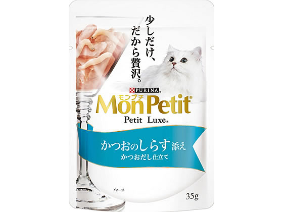 ネスレピュリナ モンプチプチリュクスパウチかつおしらす 35g ネスレピュリナ モンプチプチリュクスパウチかつおしらす 35g